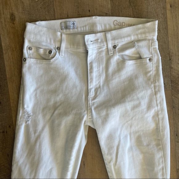 NWOT 1969 Resolution Destructed Whites Slim - Picture 4 of 11